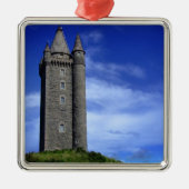 Scrabo Tower Metalen Ornament (Voorkant)