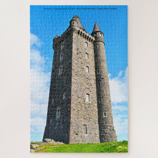Scrabo tower Newtownards County Down Ireland. Jigs Legpuzzel (Verticaal)
