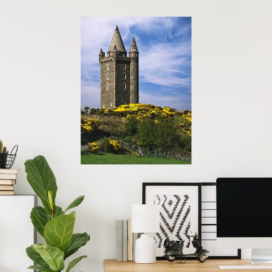 Scrabo Tower Poster (Thuiskantoor)