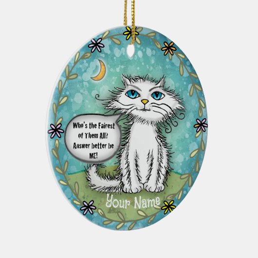 Scraggles Cat Fairest One ornament (Rechts)