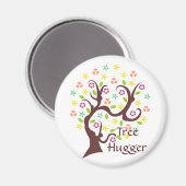 Scraggly Abstract Tree Magneet (Voorkant / Achterkant)