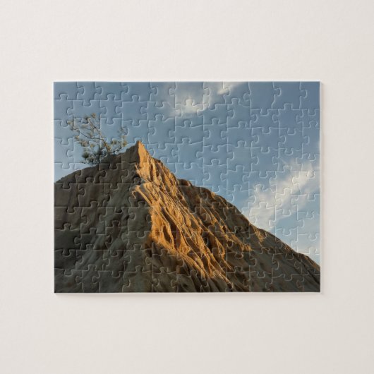 Scraggly Torrey Pine bij Sunset California Coast Legpuzzel (Horizontaal)