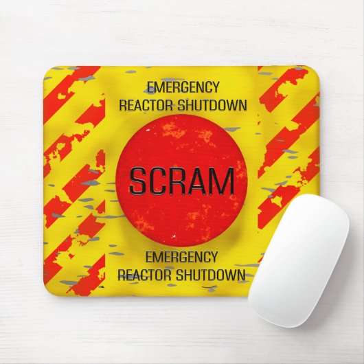 SCRAM-besturing, noodstop kernreactor Muismat (Met muis)