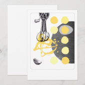 Scramble Eggs - uitnodiging of notiecard (Voorkant / Achterkant)