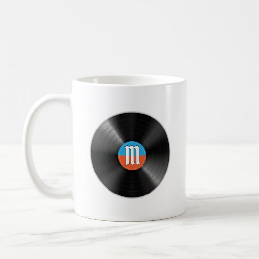 Scramble Golf Papa Retro Vinyl Monogram Naam Koffiemok (Links)