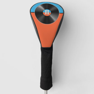 Scramble League Retro Vinylplaat Gotische Monogram Golfheadcover