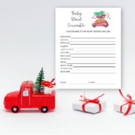 Scramble voor feestdag Baby Word | BABY SHOWER