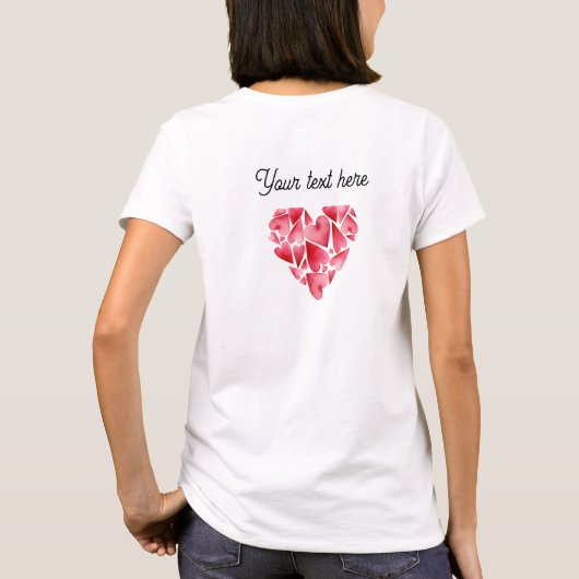 Scrambled Hearts T-shirt (Achterkant)