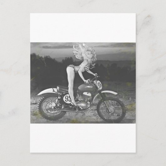  SCRAMBLER EN HOT MODEL. BRIEFKAART (Voorkant)