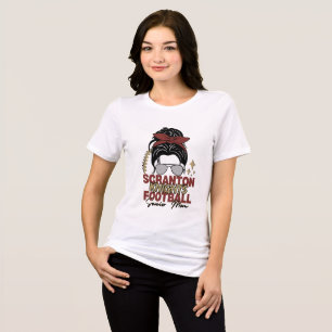 Scranton High Voetbal Moeder - Senior Tri-Blend Shirt