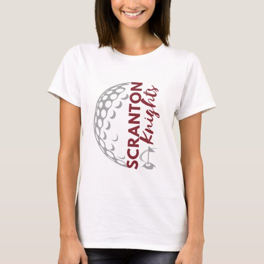 Scranton Knights Golf - Dames T-shirt (Voorkant)