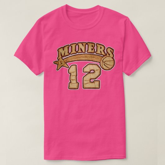 Scranton Miners Basketbal T-shirt (Design voorkant)