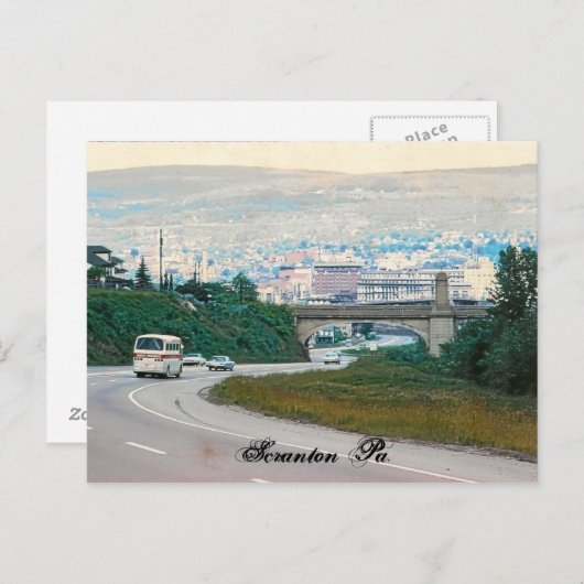 Scranton Pa. Briefkaart (Voorkant / Achterkant)