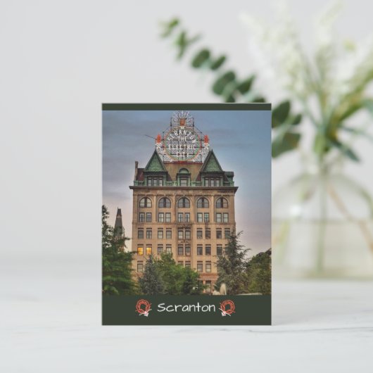 Scranton PA Briefkaart - De elektrische stad (Staand voorkant)