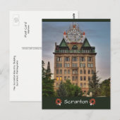 Scranton PA Briefkaart - De elektrische stad (Voorkant / Achterkant)