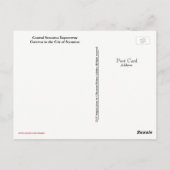 Scranton PA Briefkaart-Gateway naar de stad Briefkaart (Achterkant)