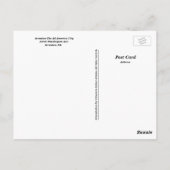 Scranton PA-Briefkaart - Het bord van de stad in h Briefkaart (Achterkant)