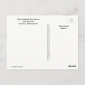 Scranton PA Briefkaart-Nay Aug Park Tree House Briefkaart (Achterkant)