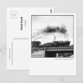 Scranton PA Briefkaart-stoomlocomotief Briefkaart (Voorkant / Achterkant)