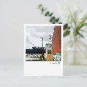 Scranton PA Briefkaart-stoommachine boven Cedar Av Briefkaart (Staand voorkant)