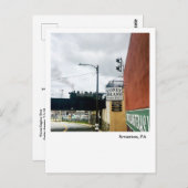 Scranton PA Briefkaart-stoommachine boven Cedar Av Briefkaart (Voorkant / Achterkant)