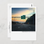 Scranton PA Briefkaart-Twilight Sky-I81-Dunmore Briefkaart (Voorkant / Achterkant)