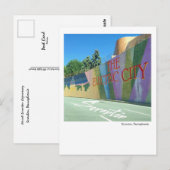 Scranton PA - De elektrische stadsmuur Briefkaart (Voorkant / Achterkant)