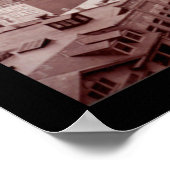 Scranton, PA Downtown Foto 1902 Poster (Hoek)