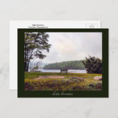 Scranton PA-Lake Scranton Post Kaart (Voorkant / Achterkant)