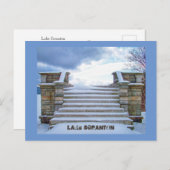 Scranton PA-Lake Scranton Post Kaart-Lookout Briefkaart (Voorkant / Achterkant)