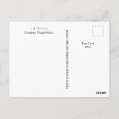 Scranton PA-Lake Scranton Post Kaart-Lookout Briefkaart (Achterkant)