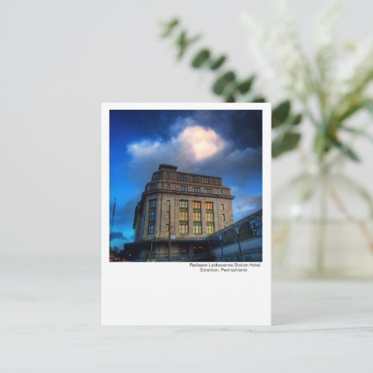 Scranton, PA - Radisson Lackawanna Station Hotel Briefkaart (Staand voorkant)