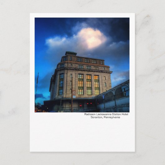 Scranton, PA - Radisson Lackawanna Station Hotel Briefkaart (Voorkant)