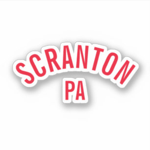 Scranton, PA Sticker