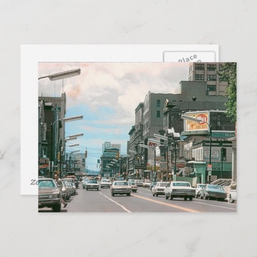 Scranton Pa. Wyoming Ave. Briefkaart (Voorkant / Achterkant)