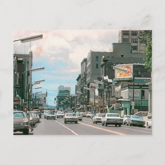 Scranton Pa. Wyoming Ave. Briefkaart (Voorkant)