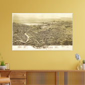 Scranton, Pennsylvania (1890) Canvas Afdruk (Insitu (Woonkamer))