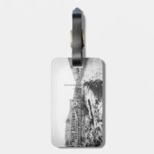 SCRANTON PENNSYLVANIA BLUE LANTERN RESTAURANT BAGAGELABEL (Achterkant verticaal)