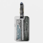 SCRANTON PENNSYLVANIA BLUE LANTERN RESTAURANT BAGAGELABEL (Achterkant verticaal)