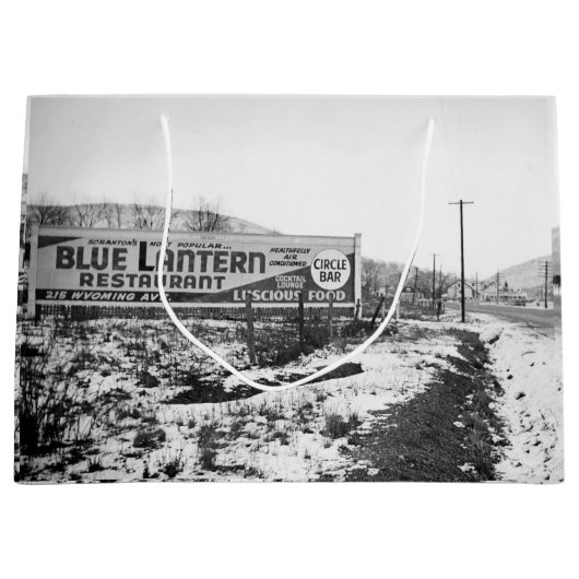 SCRANTON PENNSYLVANIA BLUE LANTERN RESTAURANT GROOT CADEAUZAKJE (Voorkant)