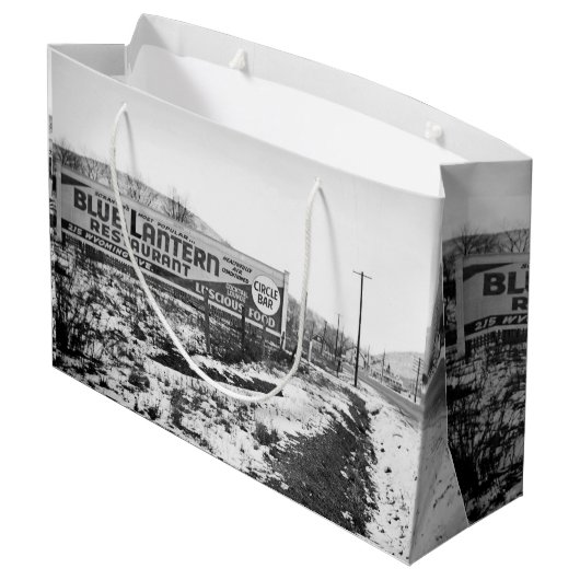 SCRANTON PENNSYLVANIA BLUE LANTERN RESTAURANT GROOT CADEAUZAKJE (Achterkant Gekanteld)