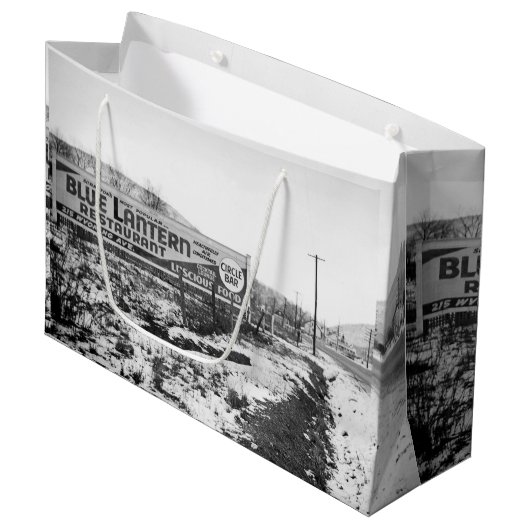 SCRANTON PENNSYLVANIA BLUE LANTERN RESTAURANT GROOT CADEAUZAKJE (Voorkant Gekanteld)