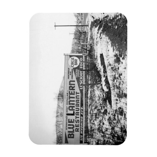 SCRANTON PENNSYLVANIA BLUE LANTERN RESTAURANT MAGNEET (Verticaal)