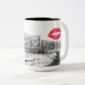 SCRANTON PENNSYLVANIA BLUE LANTERN RESTAURANT TWEEKLEURIGE KOFFIEMOK (Voorkant rechts)