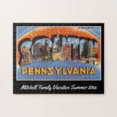 Scranton Pennsylvania Briefkaart Souvenir Legpuzzel (Horizontaal)