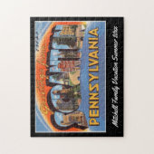  Scranton Pennsylvania Briefkaart Souvenir Legpuzzel (Verticaal)