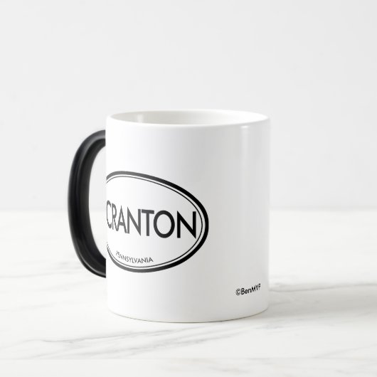 Scranton, Pennsylvania Magische Mok (Voorkant links)