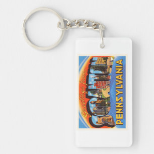 Scranton Pennsylvania PA Vintage Travel Souvenir Sleutelhanger