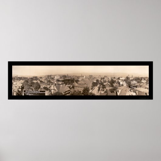 Scranton Pennsylvania Photo 1916 Poster (Voorkant)