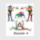 Scrap Boeking Jesters April Fools Dag Sticker (Vel)